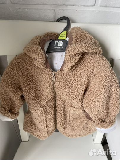 Теплая кофта мишка разм.74