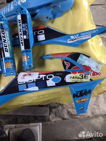 Комплект пластика на ktm 250 sxf 2016
