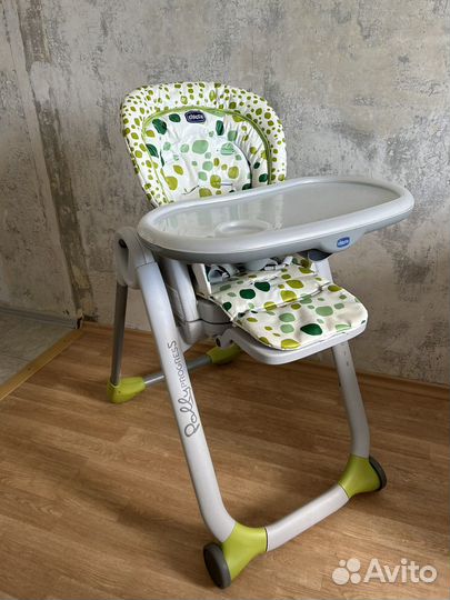 Стульчик для кормления chicco polly progress 5
