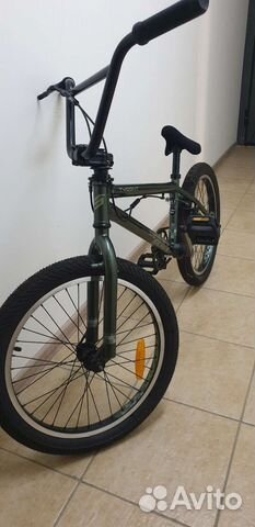 Трюковой велосипед BMX stels tyrant (оливковый)