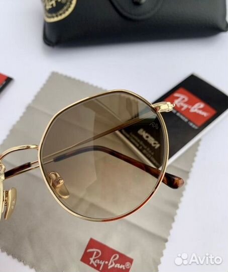 Очки ray ban Jack коричневые