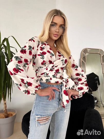 Шикарная блуза на запах