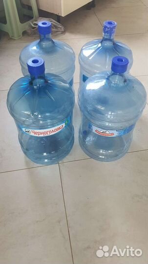 Пластиковые бутылки 19 литров
