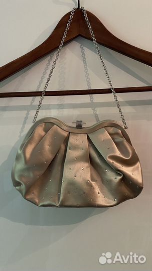 Сумка клатч женская атласная dune