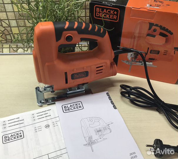 Лобзик электрический Black+Decker 400Вт Новый