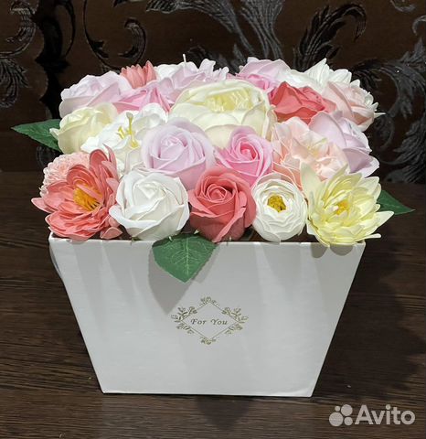 Букет из мыльных цветов