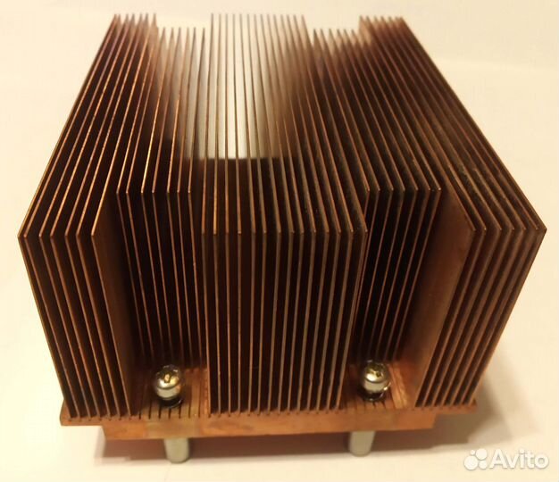 Радиатор медный от сервера Intel SC5300