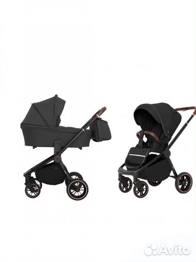 Коляска 2 в 1 Epica Carrello в черном цвете