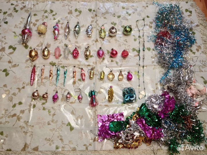 Елочные игрушки СССР 60-70 годы