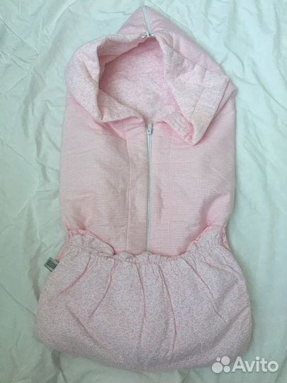 Конверт на выписку розовый