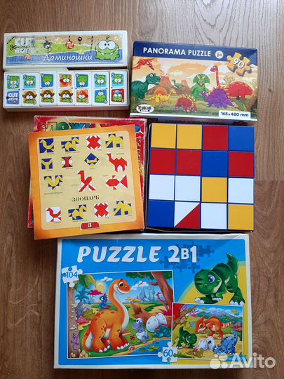 Развивающие игры, пазлы, пособия 4-6 лет