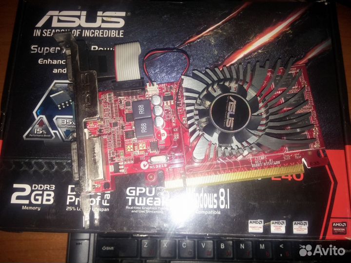 Отличная видеокарта R7 240, 2 гигабайта