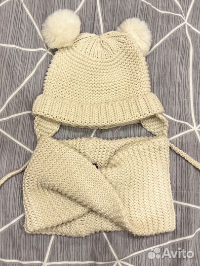 Шапка и снуд zara