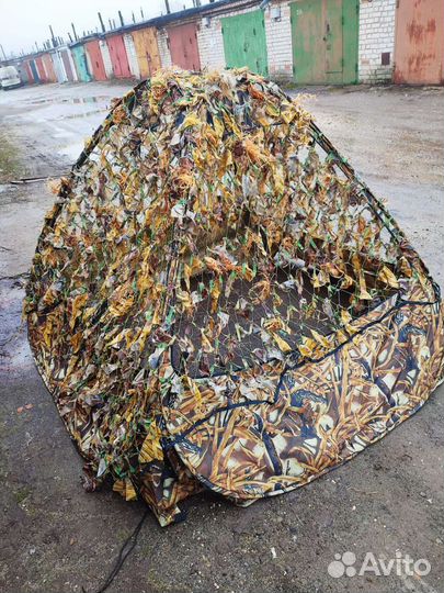 Скрадок для охоты на гуся или с подсадной уткой