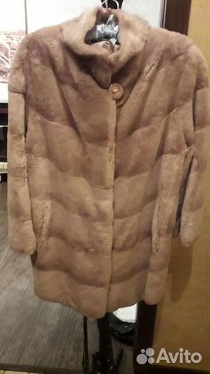 Полушубок Из бобрика. Размер 48