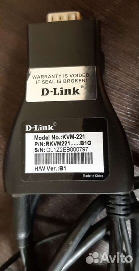 Переключатель d-link kvm 221