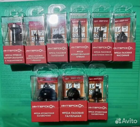 Фрезы по дереву для ручного фрезера