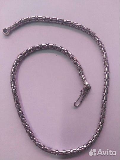 Серебряный ошейник-цепь,925пр. для вашего питомца