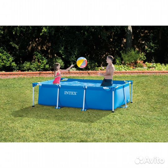 Каркасный бассейн intex 300х200х75 без фильтра