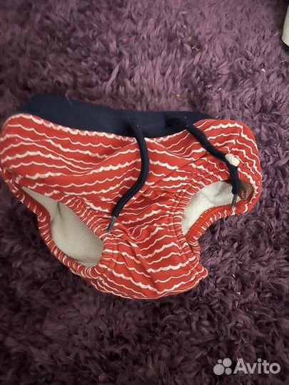 Детские трусы для плавания 90 mothercare красные