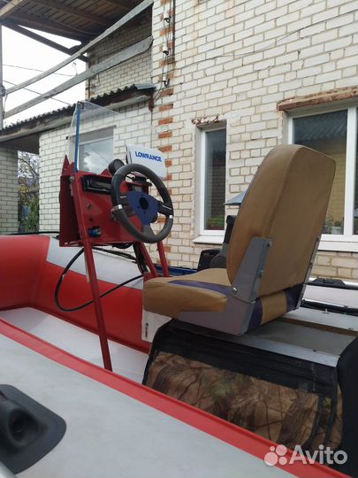 Лодка Риб(RIb) Аэро орлан Yamaha 20(9.9) Гидроподъ