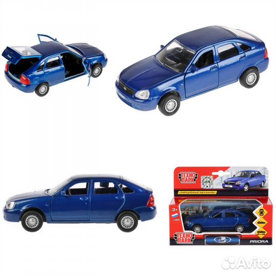 Машина металл LADA Priora хэтчбек 12см