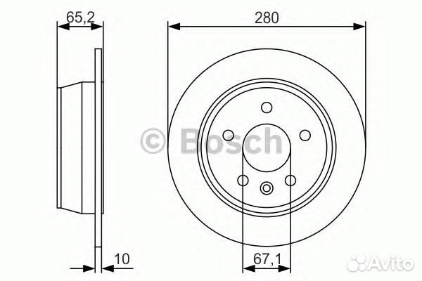 Диск тормозной mercedes vito W638 108-114 2.0-2