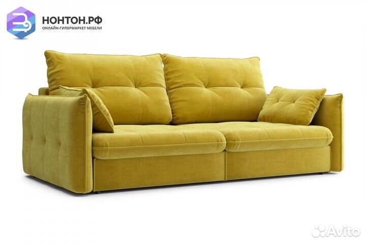 Диван тик-так Нортон горчичный
