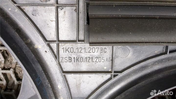 Вентилятор радиатора Skoda SuperB, 2008