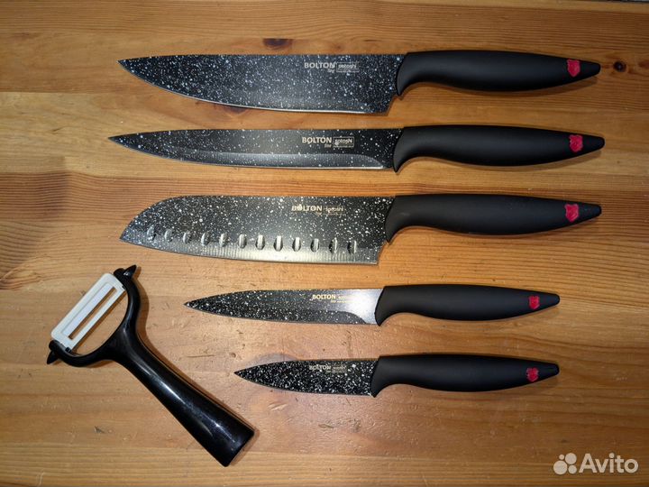 Набор кухонных ножей satoshi