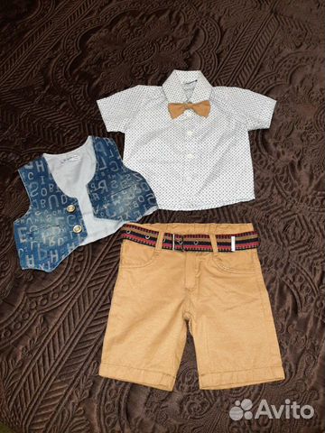 Шорты + рубаха + жилет