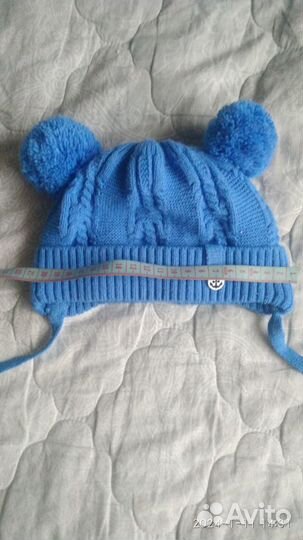 Шапки детские теплые осень зима до 1,5 лет