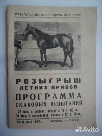 Программы скаковых испытаний