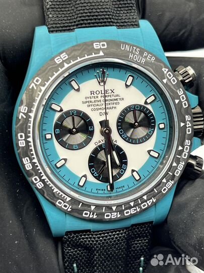 Часы Rolex Cosmograph Daytona Carbon DIW Blue Carb
