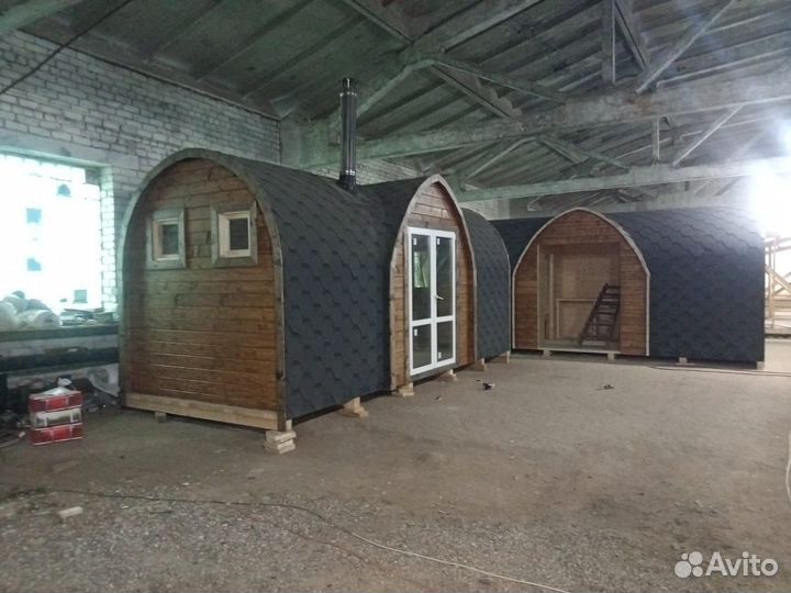 Готовая мобильная баня под ключ