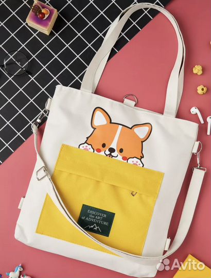 Сумка зимняя женская shoper шопер новая