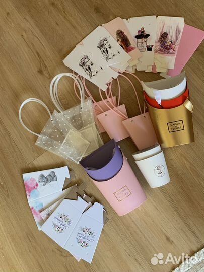 Пакет подарочный Сумочка Корзина для цветы