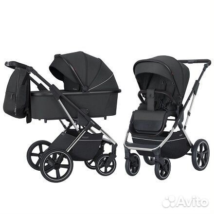 Коляска 2 в1 Carrello Aurora CRL-6505 2023 хром