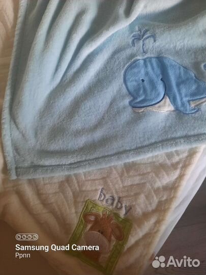 Плед детский плюшевый