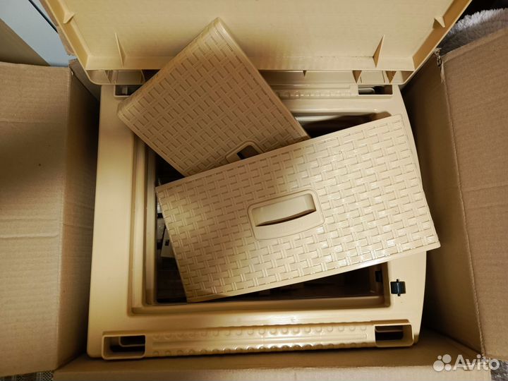 Комод пластиковый с ящиками бу