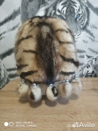 Шапка норковая женская