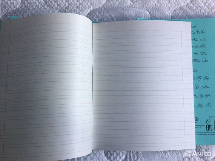 Тетради в узкую косую линейку