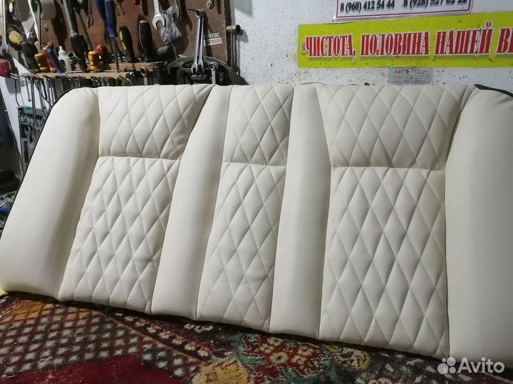 Перетяжка всех видов сидений, потолков