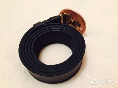 Круглая массивная пряжка Буффало