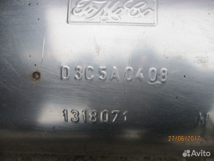 Глушитель в сборе Форд Фьюжн 2008г. 1,4