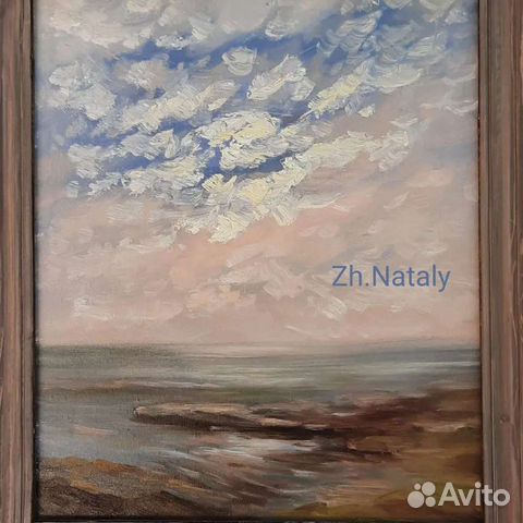 Перистые облака, картина ЖуравлёваАрт