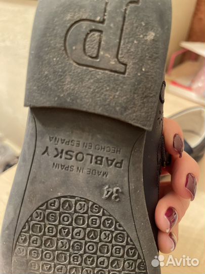 Туфли для девочки 34 размер