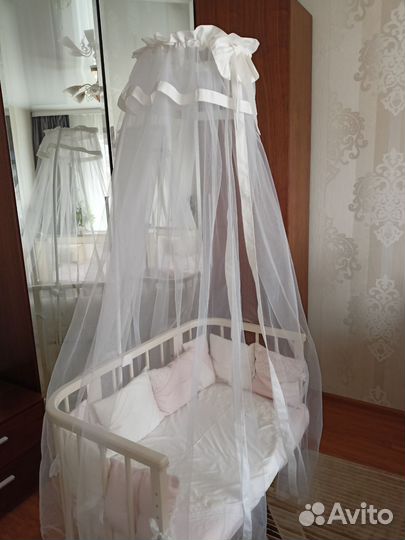 Приставная кроватка