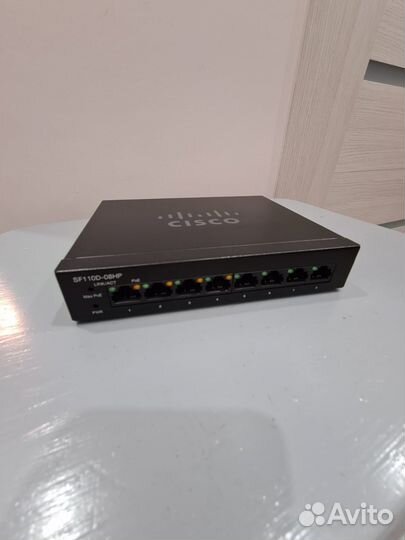 Коммутатор Cisco SB SF110D-08HP-EU