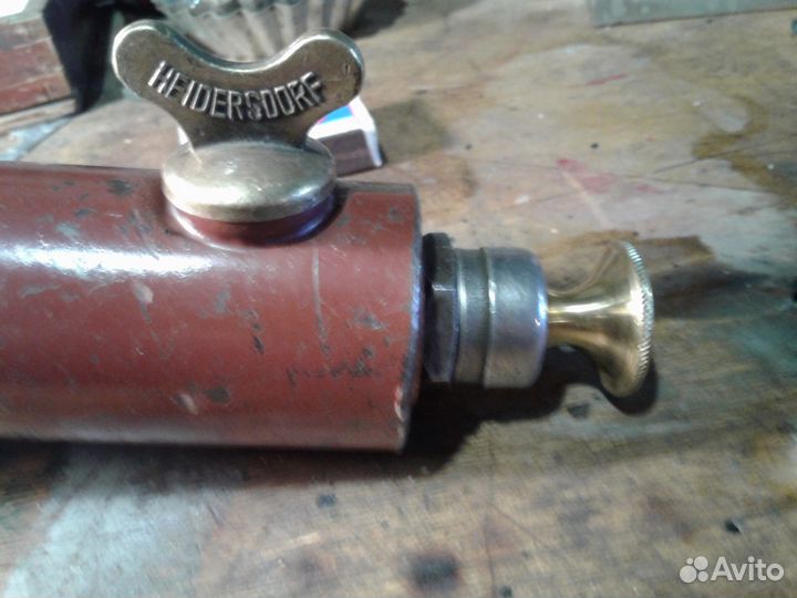 Старая немецкая паяльная лампа Нeidersdorf